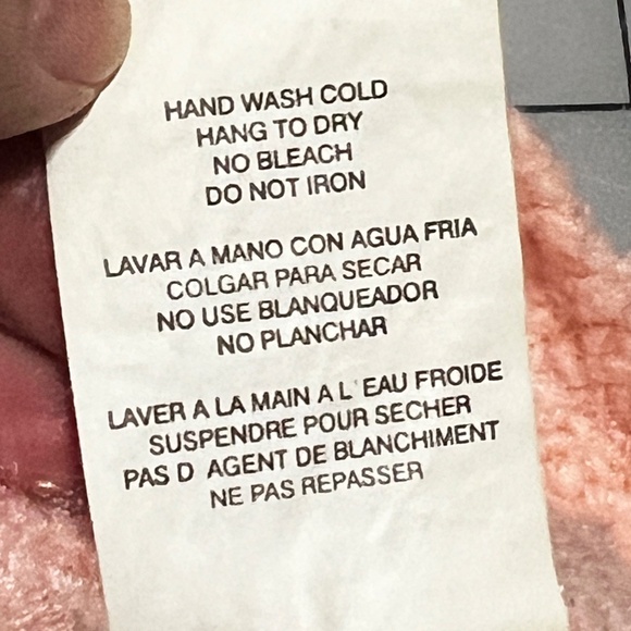 Bebe Sweater off the shoulder or cowl Pink Size L Soft Party Vintage EUC - Picture 12 of 13